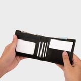  Ví nam da bò Trita (Thời trang nam dáng ngang - Ví da RVN002XR) màu Xanh rêu 