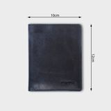  Ví nam da bò Trita (Thời trang nam gấp 2 tiện dụng - Ví da RVN001X) màu Xanh đen 