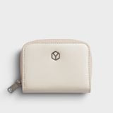  Ví Yuumy ( Thời trang nữ cầm tay nhỏ gọn - Ví da Glossy YV110TT ) - Trắng ngọc trai 