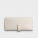  Ví Yuumy (Thời trang nữ kiểu cầm tay dáng dài - Ví da Seasand YV47T) màu trắng 