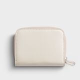  Ví Yuumy ( Thời trang nữ cầm tay nhỏ gọn - Ví da Glossy YV110TT ) - Trắng ngọc trai 