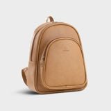  Balo Yuumy ( Thời trang nữ cỡ trung - Balo da YBA4BN2 ) (Màu Bò nhạt Melow) 