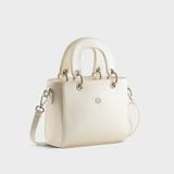  Túi Yuumy ( Thời trang nữ đi tiệc size 19 - Túi xách da Glossy YTX24TT ) màu trắng ngọc trai 