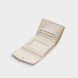  Ví Yuumy (Thời trang nữ dáng cầm tay nhỏ gọn - Ví da Glossy YV95TT) màu trắng ngọc trai 