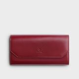  Ví Yuumy (Thời trang nữ cầm tay dáng dài - Ví da Smooth YV76DO) màu đỏ Smooth 