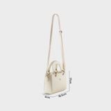  Túi Yuumy ( Thời trang nữ đi tiệc size 19 - Túi xách da Glossy YTX24TT ) màu trắng ngọc trai 