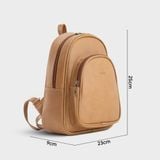  Balo Yuumy ( Thời trang nữ cỡ trung - Balo da YBA4BN2 ) (Màu Bò nhạt Melow) 