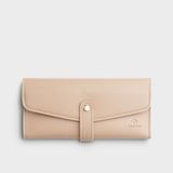  Ví Yuumy (Thời trang nữ kiểu cầm tay dáng dài - Ví da Seasand YV47K) màu kem 