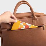  Cặp công sở Trita (Thời trang nam vừa laptop 15,6 inch - Cặp da TCA10D) màu đen 