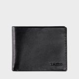  Ví nam da bò Trita (Thời trang nam gấp 2 ngang - Ví da RVN04D) màu đen 