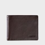  Ví nam da bò Trita (Thời trang nam gấp 2 ngang - Ví da RVN04ND) màu nâu đen 