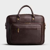  Cặp công sở Trita (Thời trang nam vừa laptop 14.6 inch - Cặp da TCA5N) màu nâu 