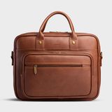  Cặp công sở Trita (Thời trang nam vừa laptop 14.6 inch - Cặp da TCA5BD) màu bò đậm 