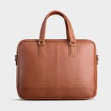  Cặp công sở Trita (Thời trang nam vừa laptop 14 inch - Cặp da TCA11BD) màu bò đậm 