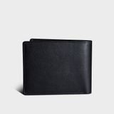  Ví nam da bò Trita (Thời trang nam dáng ngang - Ví da RVN05D) màu đen 