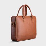  Cặp công sở Trita (Thời trang nam vừa laptop 14 inch - Cặp da TCA11BD) màu bò đậm 