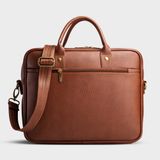  Cặp công sở Trita (Thời trang nam vừa laptop 14.6 inch - Cặp da TCA5BD) màu bò đậm 