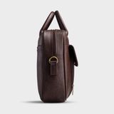  Cặp công sở Trita (Thời trang nam vừa laptop 14 inch - Cặp da TCA6N) màu nâu 