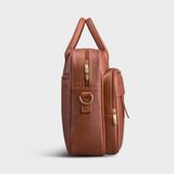  Cặp công sở Trita (Thời trang nam vừa laptop 15,6 inch - Cặp da TCA10BD) màu bò đậm 