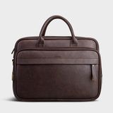  Cặp công sở Trita (Thời trang nam vừa laptop 14.6 inch - Cặp da TCA10N) màu nâu 