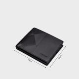  Ví nam da bò Trita (Thời trang nam dáng ngang - Ví da RVN05D) màu đen 