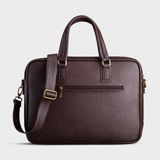  Cặp công sở Trita (Thời trang nam vừa laptop 14 inch - Cặp da TCA11N) màu nâu 