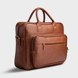  Cặp công sở Trita (Thời trang nam vừa laptop 14.6 inch - Cặp da TCA5BD) màu bò đậm 