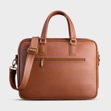  Cặp công sở Trita (Thời trang nam vừa laptop 14 inch - Cặp da TCA11BD) màu bò đậm 