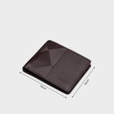  Ví nam da bò Trita (Thời trang nam dáng ngang - Ví da RVN05N) màu nâu 