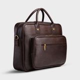  Cặp công sở Trita (Thời trang nam vừa laptop 14.6 inch - Cặp da TCA5N) màu nâu 