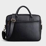  Cặp công sở Trita (Thời trang nam vừa laptop 15,6 inch - Cặp da TCA10D) màu đen 