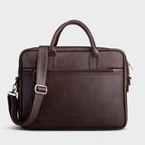  Cặp công sở Trita (Thời trang nam vừa laptop 14.6 inch - Cặp da TCA10N) màu nâu 
