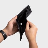  Ví nam da bò Trita (Thời trang nam dáng ngang - Ví da RVN05D) màu đen 