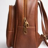  Balo Yuumy ( Thời trang nữ cỡ trung - Balo da YBA4N2 ) (Màu Nâu Luxdeli) 