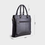  Cặp công sở Trita (Thời trang nam đa năng - Cặp da TCA12D) màu đen 