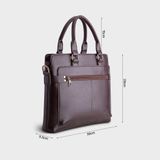  Cặp công sở Trita (Thời trang nam đa năng - Cặp da TCA12N) màu nâu 