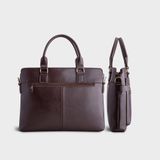  Cặp công sở Trita (Thời trang nam đa năng - Cặp da TCA12N) màu nâu 