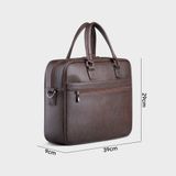  Cặp công sở Trita (Thời trang nam đa năng - Cặp da TCA19N) màu nâu 