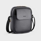  Túi Trita (Thời trang nam phối nắp gập - Túi đeo chéo da RTN14D) màu đen 