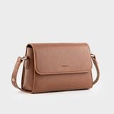  Túi Trita (Thời trang nữ khóa nam châm basic size 22 - Túi đeo chéo da RHN155B) màu bò 