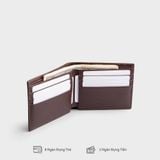  Ví nam Trita (Dáng ngang kiểu mỏng RVN15N) màu nâu 