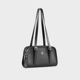  Túi Yuumy ( Thời trang nữ túi tote dáng hộp size 25 - Túi xách da Seasand YTX72D) màu đen 