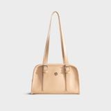  Túi Yuumy (Thời trang nữ túi tote dáng hộp size 25 - Túi xách da Seasand YTX72K) màu kem 