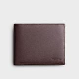  Ví nam da bò Trita (Thời trang nam dáng ngang - Ví da RVN16N) màu nâu 