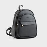  Balo Trita (Thời trang nữ đa ngăn tiện dụng cỡ trung - Balo da RBA51D) màu đen 