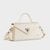 Túi Yuumy (Thời trang nữ phối khóa xoay kim loại sang trọng size 22 - Túi đeo chéo da Glossy YN243TT) màu trắng ngọc trai