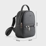  Balo Trita (Thời trang nữ phong cách năng động cỡ trung - Balo da RBA25D) màu đen 