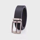  Thắt lưng nam Trita (Thời trang da thật một lớp RTL047D) màu đen 