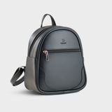  Balo Yuumy (Thời trang nữ mini dáng tròn - Balo da Liberal YBA115) màu đen 