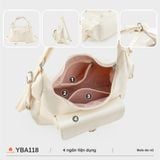  Balo nữ YUUMY YBA118 (Màu Trắng ngọc trai) 